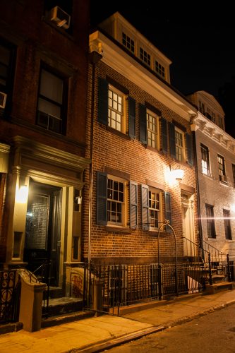 The Pirates Den house, a speakeasy and house of ill repute in NYC's Greenwich Village